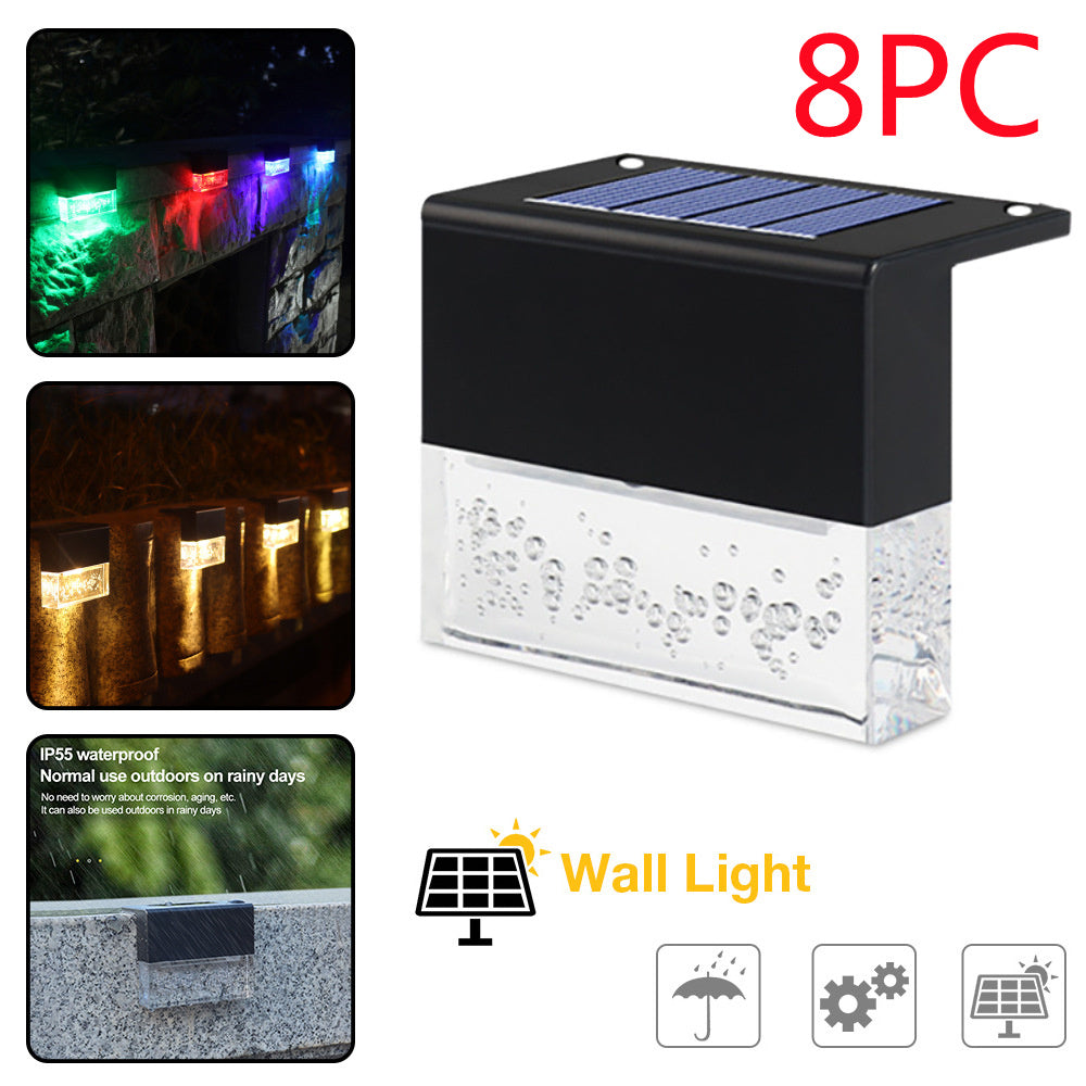 Waterproof RGB LED Solar Step & Fence Light