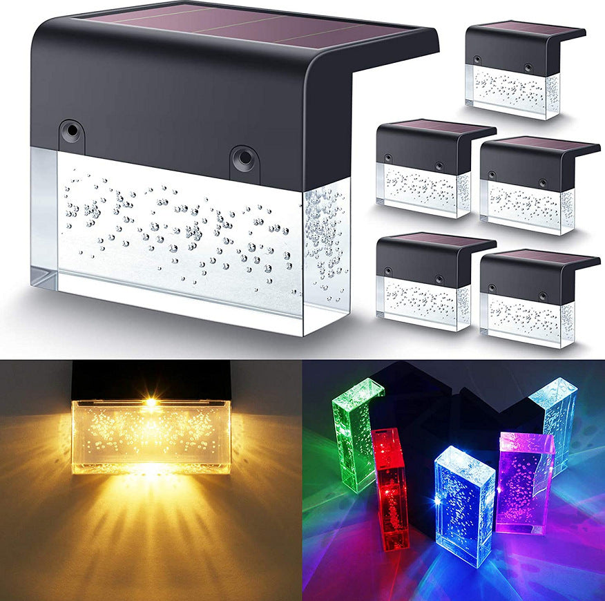 Waterproof RGB LED Solar Step & Fence Light