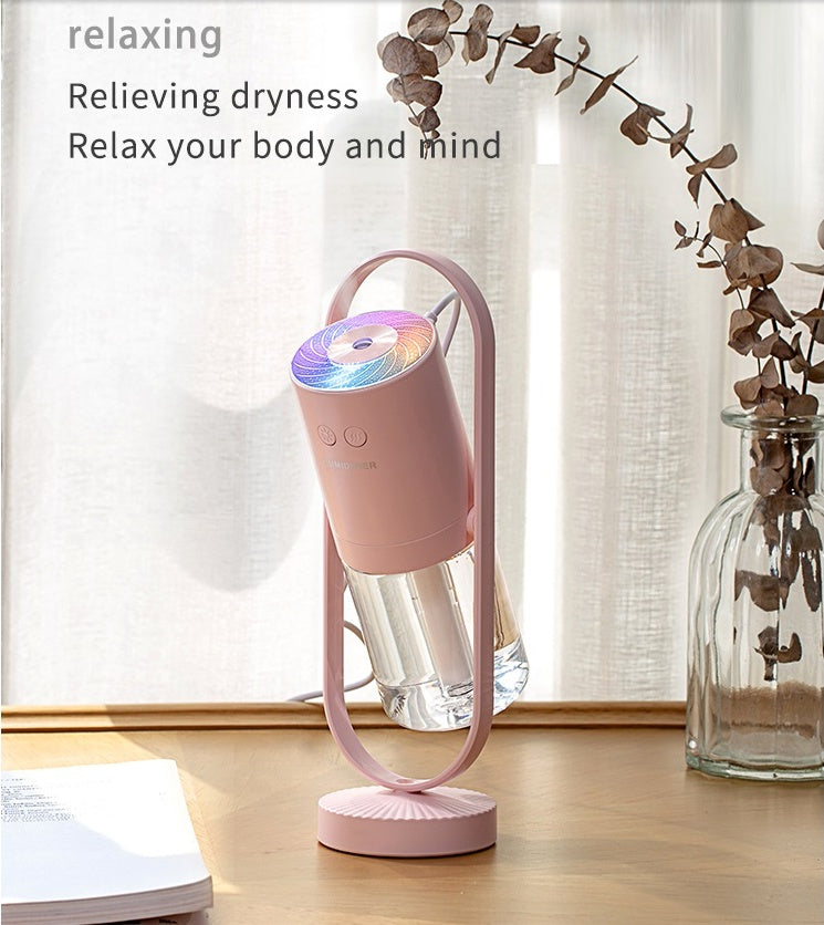 Magic Shadow USB Air Humidifier with Projection Night Light – Mini Ultrasonic Mist Maker
