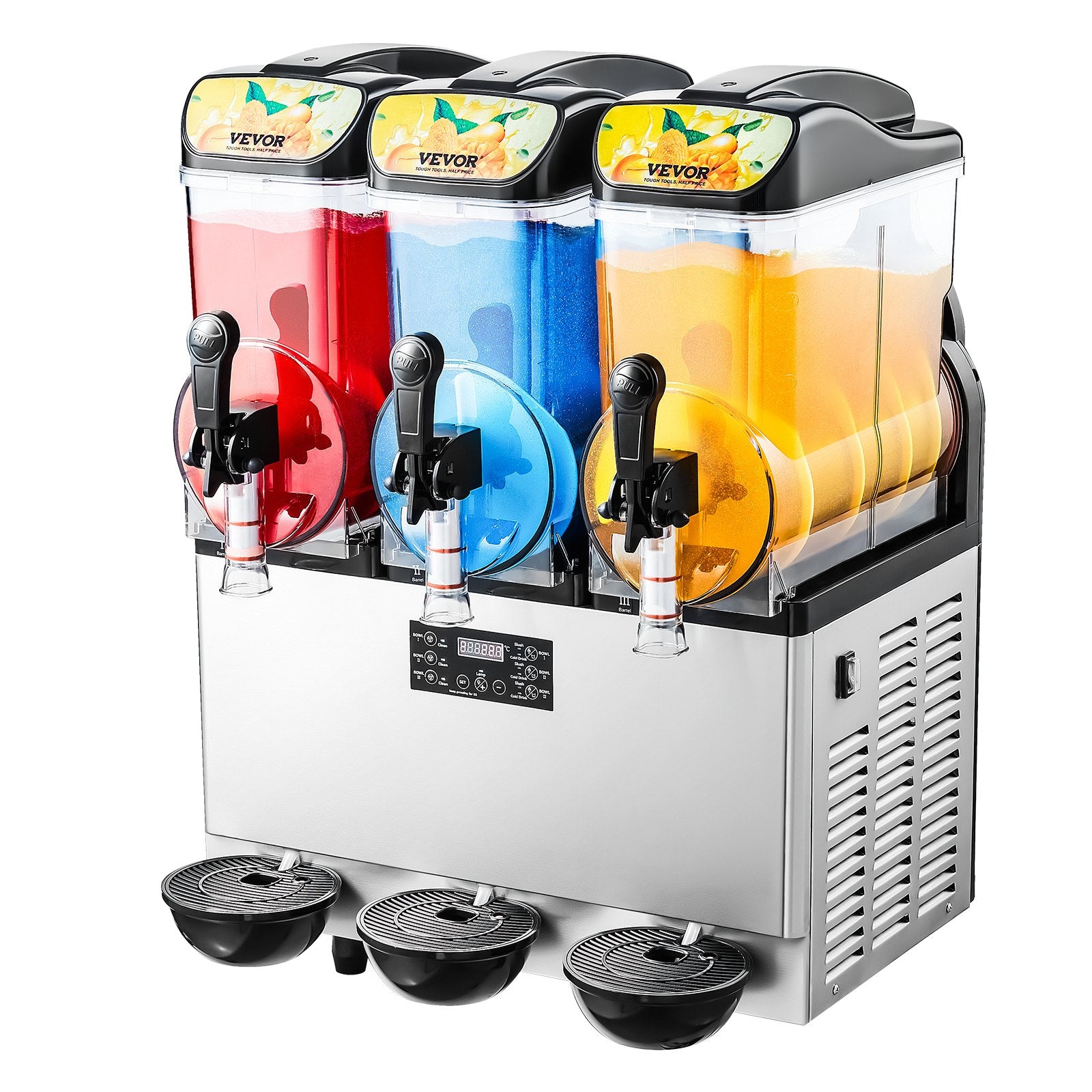 Commercial Slushy Machine 3×15L – Frozen Drink, Margarita