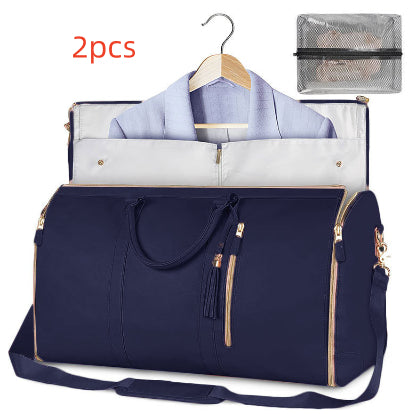 Ideal for clothes, shoes, and travel essentials- Large capacity travel duffle bag for women