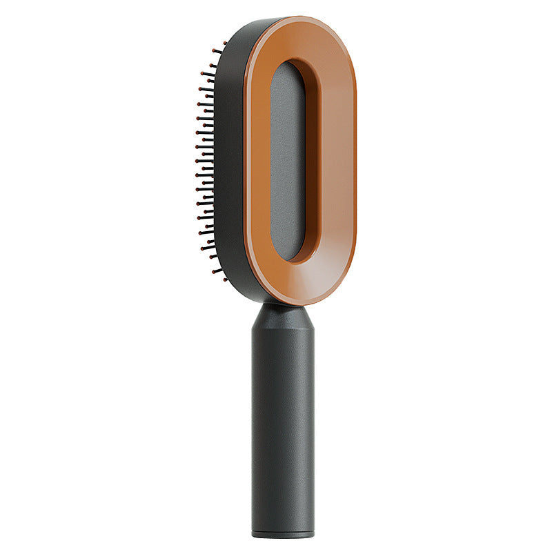 Self-Cleaning Hair Brush for Women – One-Key Cleaning & Scalp Massage