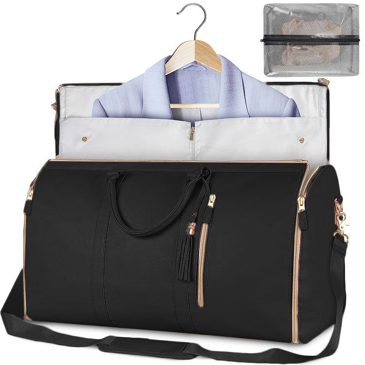 Ideal for clothes, shoes, and travel essentials- Large capacity travel duffle bag for women