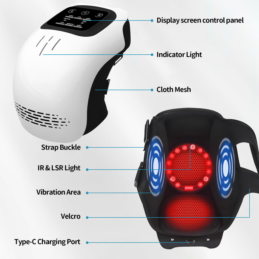 Rechargeable Electric Knee Massager -Smart kneading massage technology
