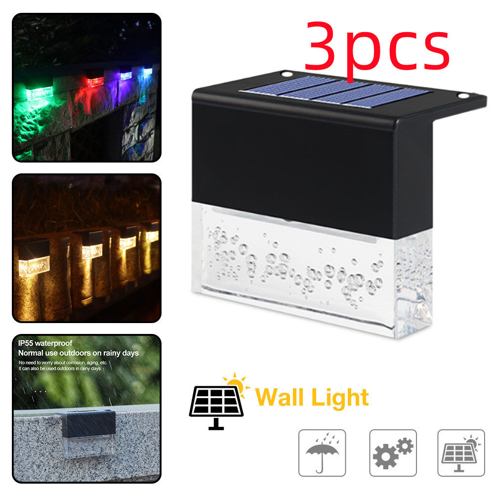 Waterproof RGB LED Solar Step & Fence Light