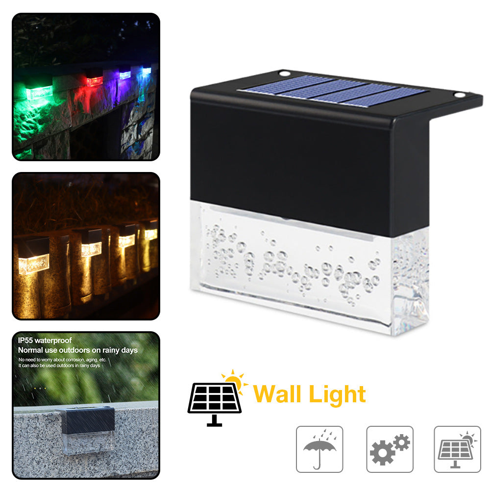 Waterproof RGB LED Solar Step & Fence Light
