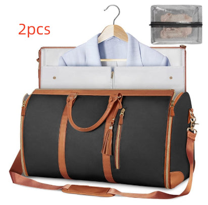 Ideal for clothes, shoes, and travel essentials- Large capacity travel duffle bag for women