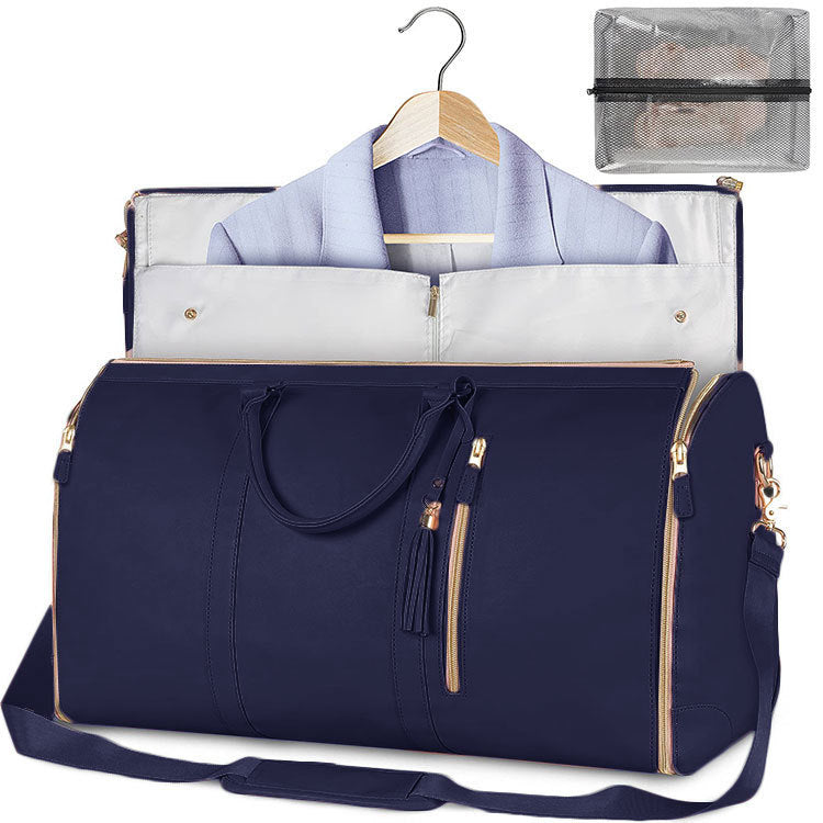 Ideal for clothes, shoes, and travel essentials- Large capacity travel duffle bag for women