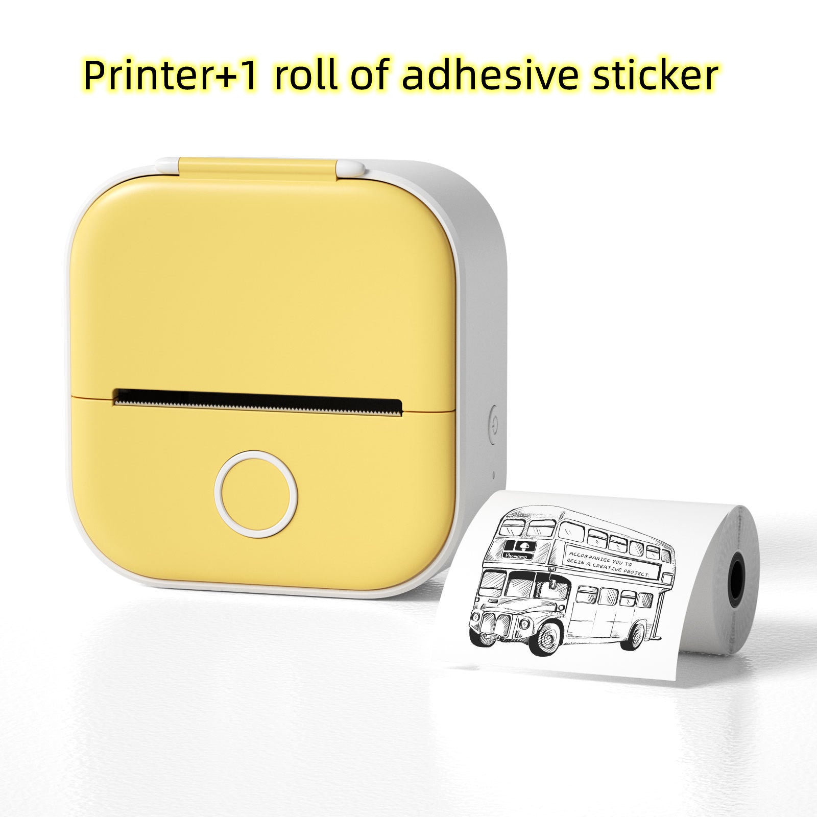 Portable Mini Thermal Label Printer – Bluetooth Photo & Price Tag Printer